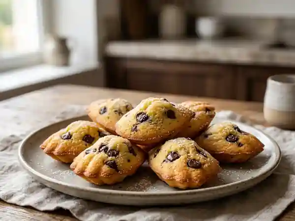 Madeleines Moelleuses aux Pépites Craquantes - Photo de présentation