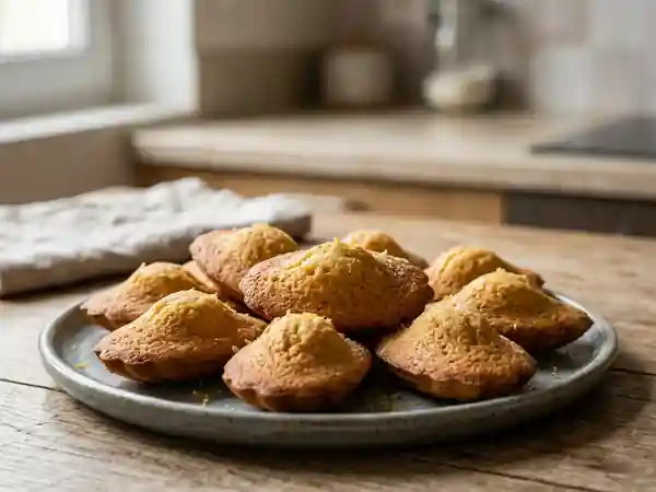 Madeleines moelleuses sans lait : la recette facile et rapide - Photo de présentation