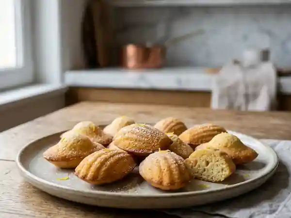 Petites Madeleines citronnées et fondantes - Photo de présentation