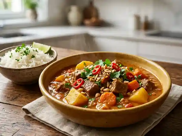 Mafé de bœuf fondant à l'arachide - Photo de présentation