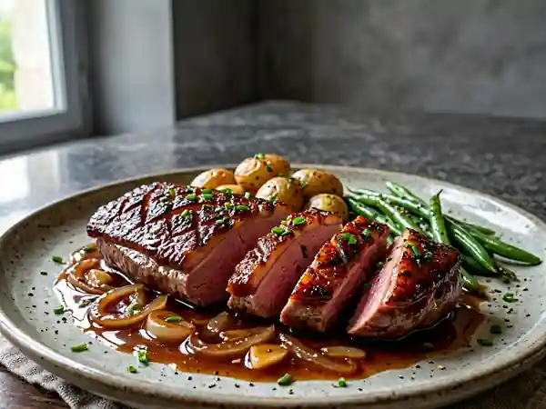 Magret de canard laqué aigre-doux - Photo de présentation