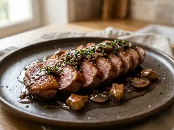 Magret de canard et sa sauce périgourdine - Photo de présentation