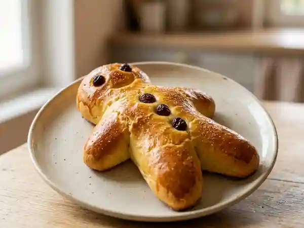 Mannele Alsacien : Petits Bonhommes en Pâte à Brioche Moelleuse - Photo de présentation