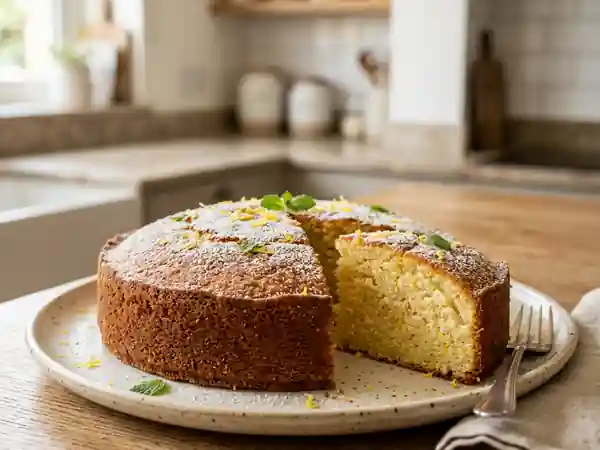 Manqué moelleux au citron : gâteau léger et parfumé - Photo de présentation