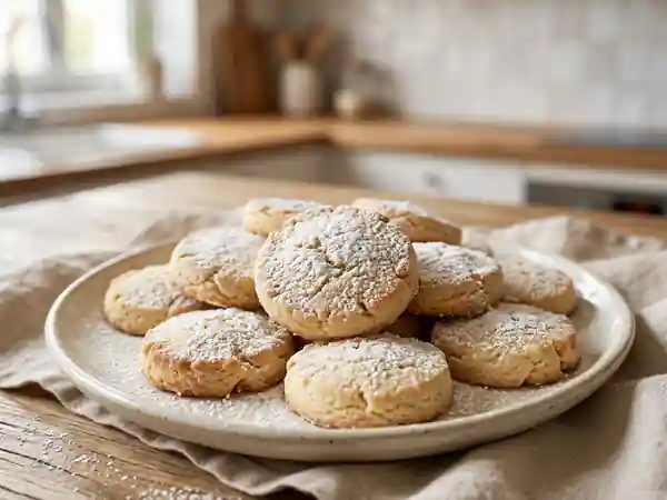 Mantecaos fondants à la cannelle et citron - Photo de présentation