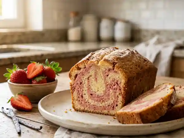 Marbré Vanille et Fraise Fondant - Photo de présentation