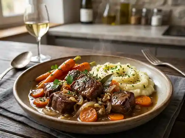 Marcassin fondant mariné au vin blanc - Photo de présentation