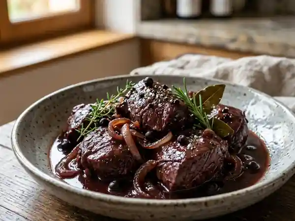 Marinade Intense au Vin Rouge et Genièvre - Photo de présentation