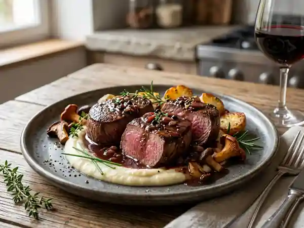Marinade intense au vin rouge et genièvre - Photo de présentation