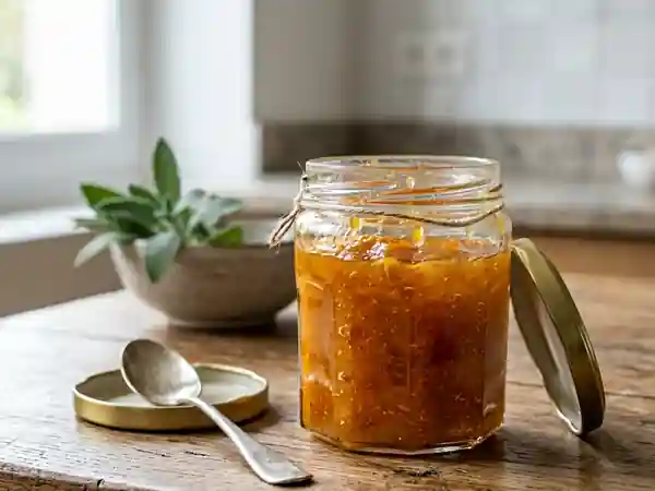 Marmelade de kakis fondante et acidulée - Photo de présentation