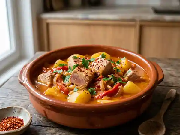 Marmitako de thon fondant au piment d'Espelette - Photo de présentation