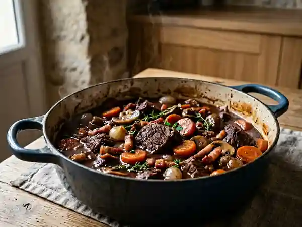 Marmite Bourguignonne Fondante et Corsée - Photo de présentation