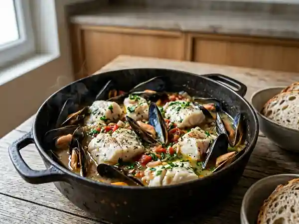 Marmite de cabillaud aux moules savoureuse et facile - Photo de présentation
