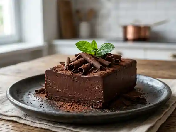 Marquise au Chocolat Noir Fondante - Photo de présentation