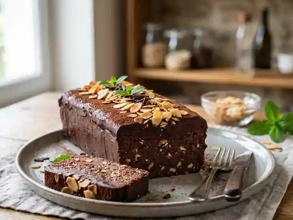 Marquise fondante chocolat et amandes - Photo de présentation