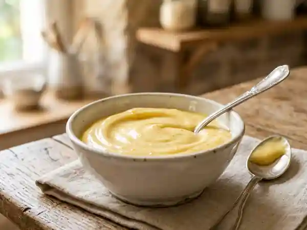Mayonnaise légère aux jus de fruits frais - Photo de présentation