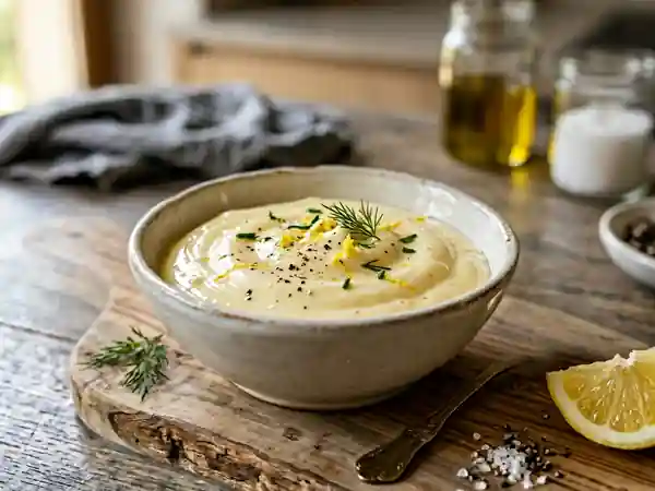 Mayonnaise onctueuse et citronnée - Photo de présentation