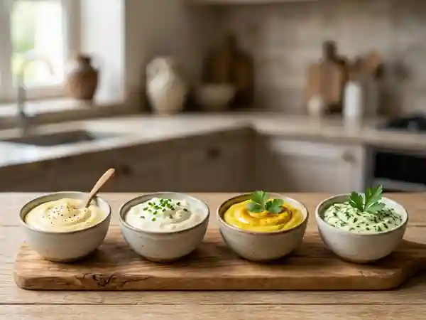 Mayonnaises maison et variantes gourmandes : recettes faciles et rapides - Photo de présentation