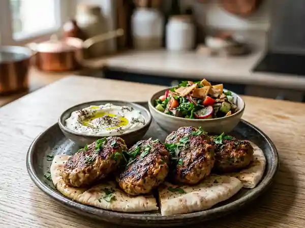 Mchabbak : Galettes d'Agneau Grillées au Cumin - Photo de présentation