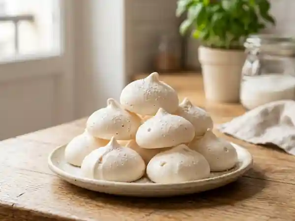Meringues françaises légères et croustillantes - Photo de présentation