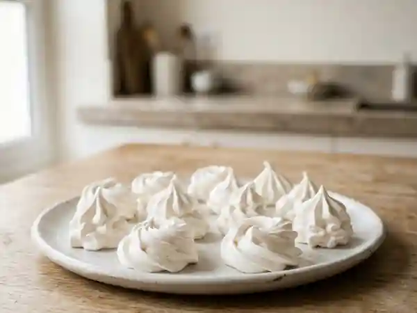 Meringues Suisses Croquantes et Sculptées - Photo de présentation
