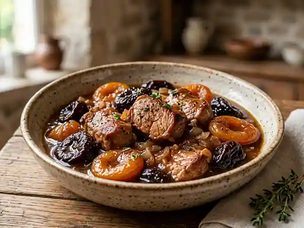 Mignon de porc fondant aux fruits confits - Photo de présentation