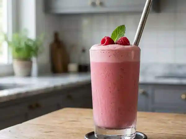 Milkshake Velouté Framboise & Vanille - Photo de présentation
