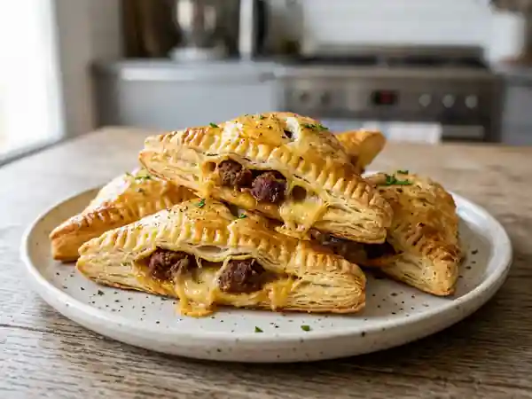 Mini-feuilletés croustillants aux merguez épicées - Photo de présentation