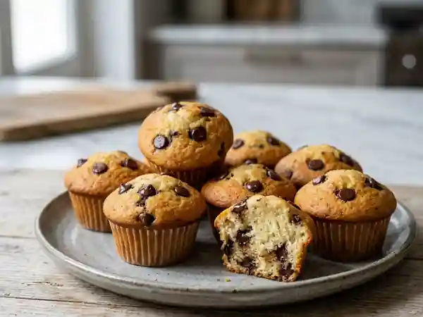 Mini-muffins vanille et pépites fondantes - Photo de présentation