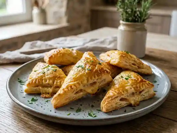 Minis feuilletés jambon fromage maison faciles et rapides - Photo de présentation