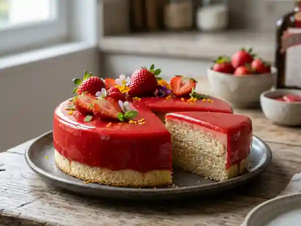 Miroir magique aux fraises et Cointreau : dessert élégant et fruité - Photo de présentation