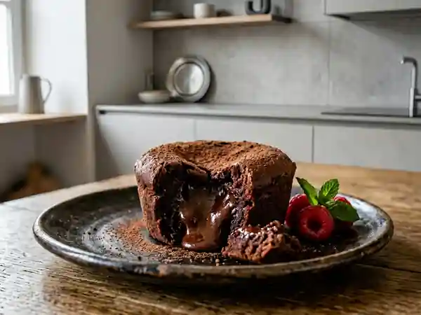 Cœur fondant chocolaté intense et léger - Photo de présentation