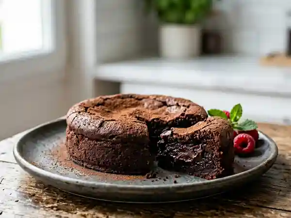 Moelleux chocolat noir fondant et léger - Photo de présentation