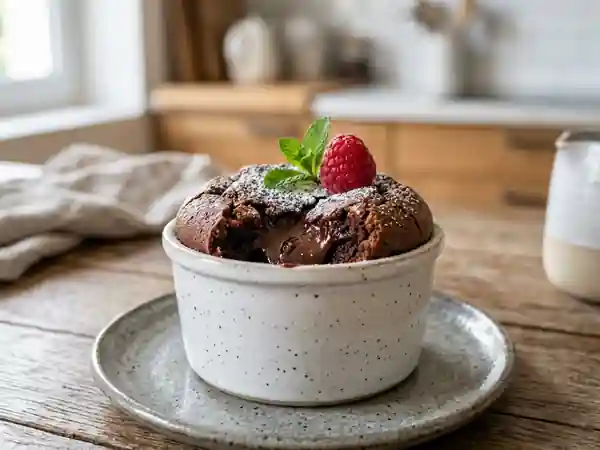 Moelleux au chocolat fondant express - Photo de présentation