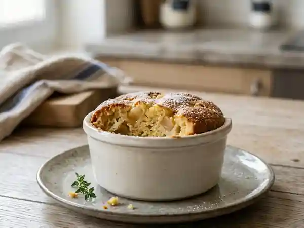 Moelleux aux poires fondant à la vanille - Photo de présentation