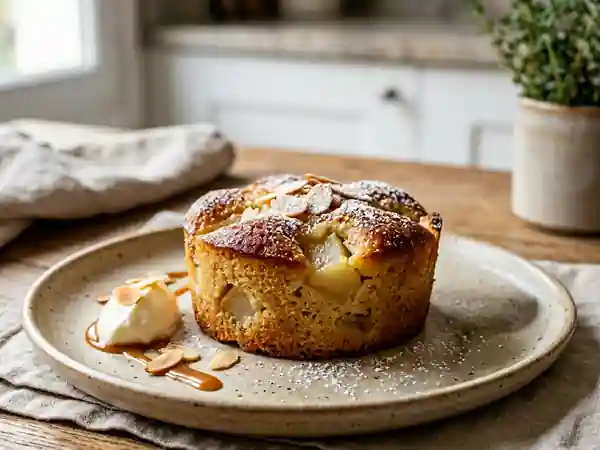 Moelleux aux poires fondant et gourmand - Photo de présentation