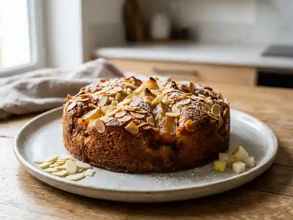 Moelleux Délice Poire et Amande : Gâteau Fondant et Gourmand - Photo de présentation