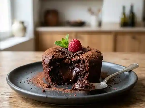 Moelleux intense au chocolat noir amer - Photo de présentation