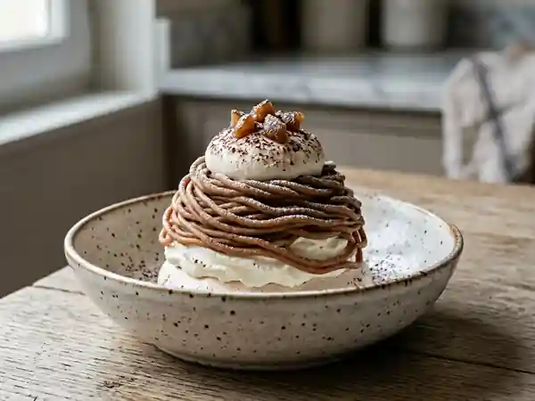 Mont Blanc Fondant à la Crème de Marrons - Photo de présentation