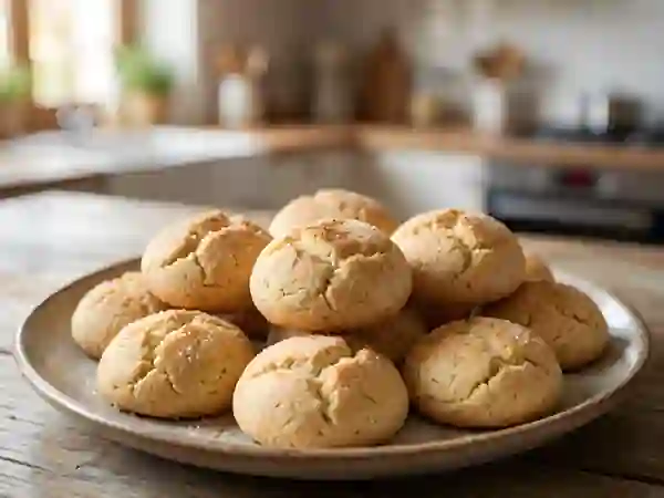 Montecaos fondants à la cannelle et amande - Photo de présentation