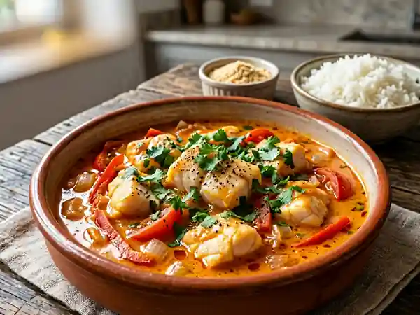 Moqueca de peixe fondante au lait de coco - Photo de présentation