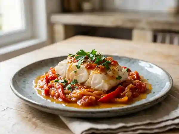 Morue à la Catalane : Recette Traditionnelle Savoureuse - Photo de présentation