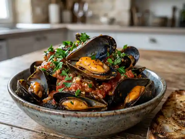 Moules à la Languedocienne : Recette Authentique et Savoureuse - Photo de présentation