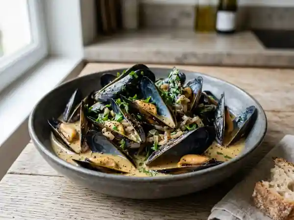 Moules Onctueuses au Marsala et Persillade - Photo de présentation