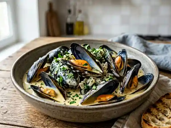 Moules Poulette : Recette Traditionnelle Savoureuse et Facile - Photo de présentation