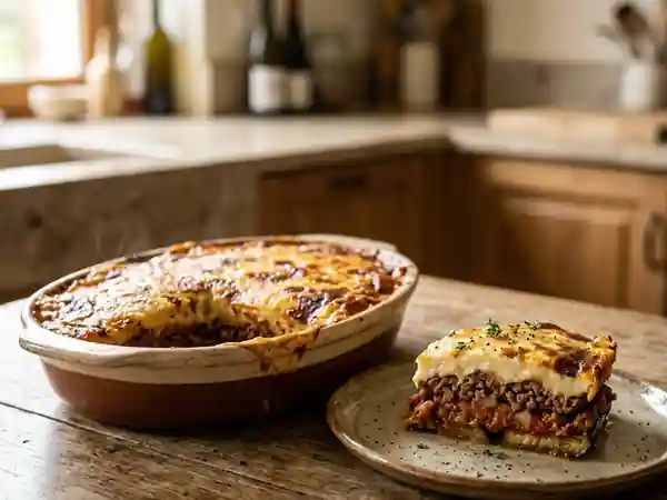 Moussaka fondante à la cannelle - Photo de présentation