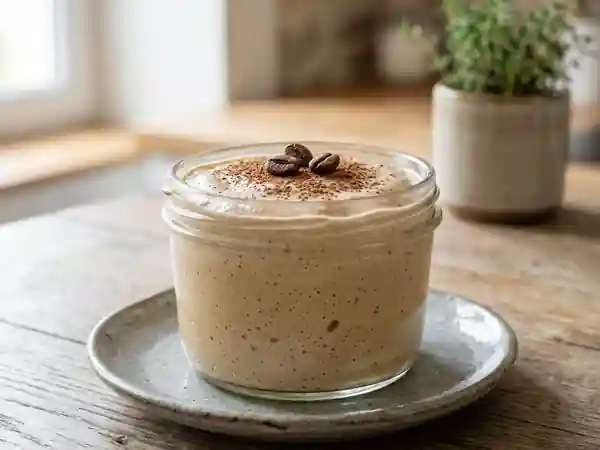 Mousse au café onctueuse et petits-suisses - Photo de présentation