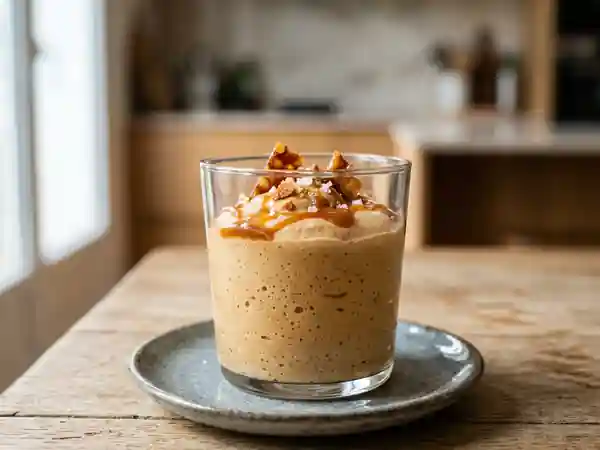 Mousse aérienne au caramel beurre salé - Photo de présentation