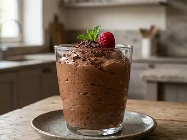 Mousse au chocolat intense et vaporeuse - Photo de présentation
