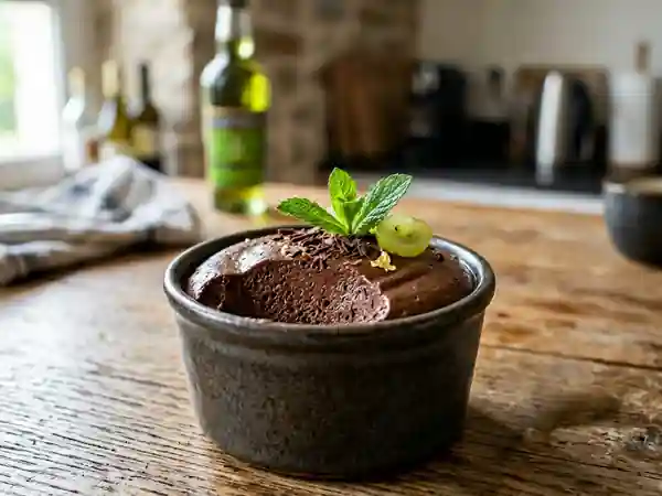 Mousse chocolat intense et Chartreuse verte - Photo de présentation